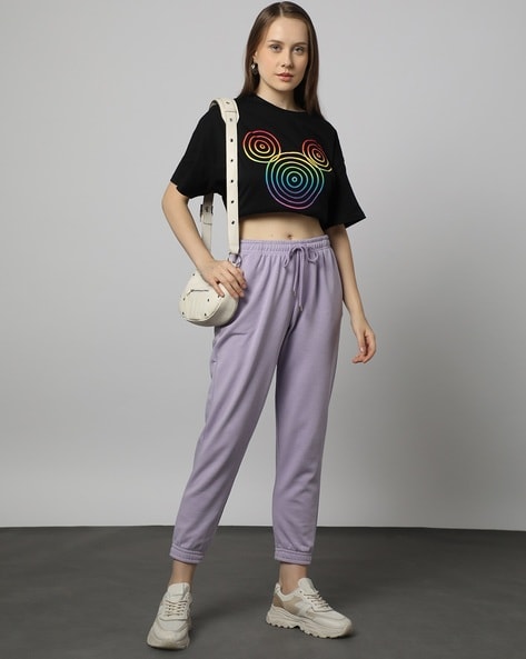 Buy Lilac Track Pants for Women by Outryt Sport Online