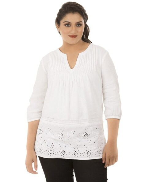 Buy White Tops for Women by Lastinch Online