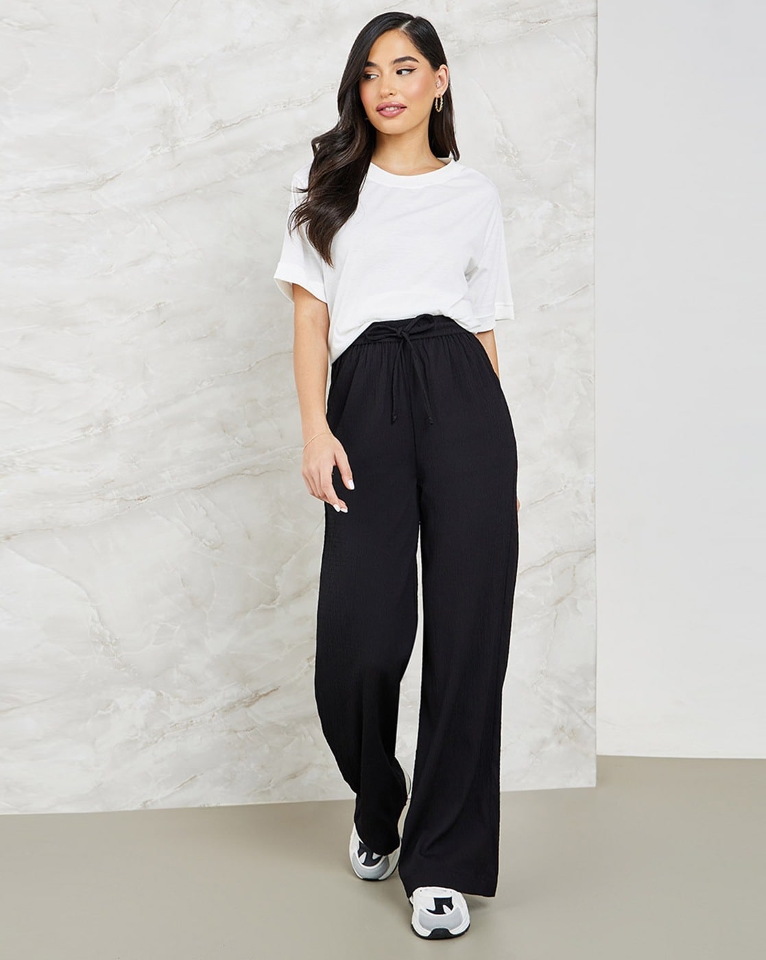 Buy Black Trousers & Pants for Women by Styli Online