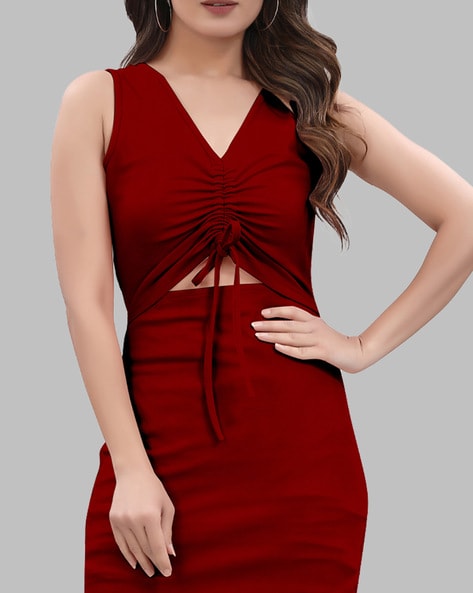 Bodycon fit and flare cheap dress