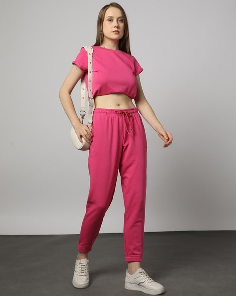 Buy Pink Track Pants for Women by Outryt Sport Online