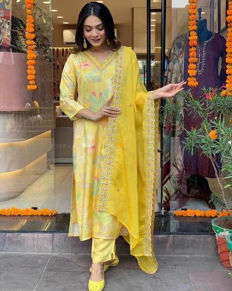 Yellow - Anarkali Suits - Buy Salwar Suits for Women Online in Latest  Designs