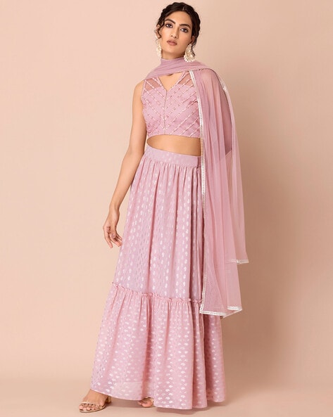 Buy Pink Skirts & Ghagras for Women by Indya Online