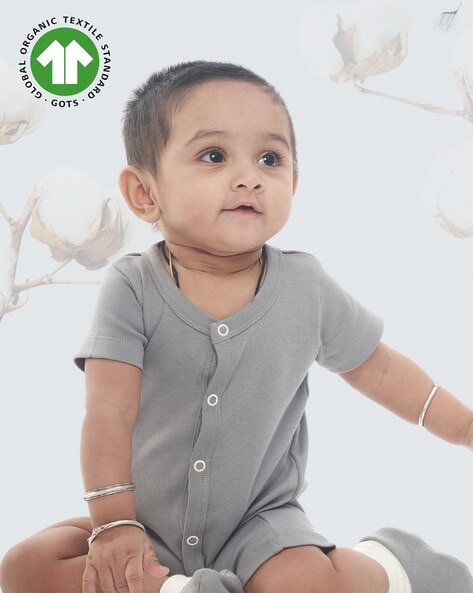 Buy Grey Rompers Onesies for Infants by NOTOXIC JUNIOR Online Ajio