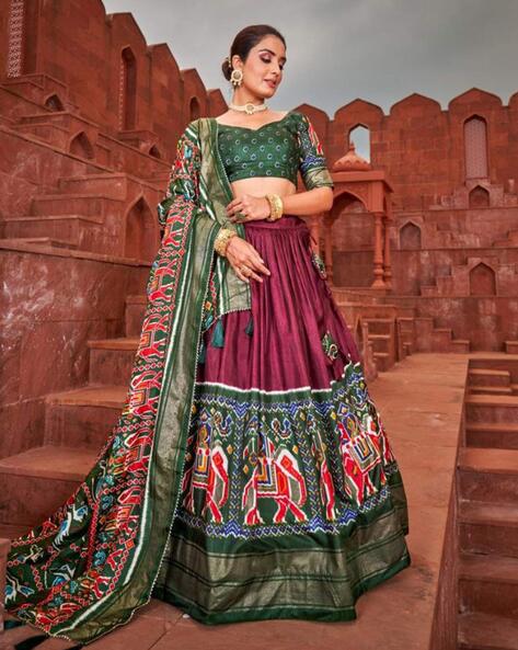 PUSHPA WINE LEHENGA