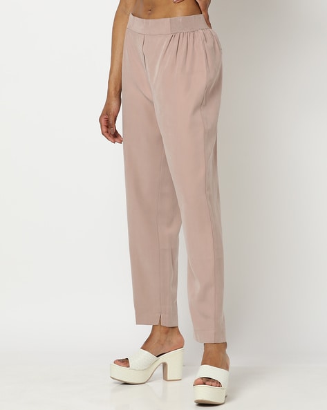 Buy Yellow Trousers & Pants for Women by Vero Moda Online | Ajio.com