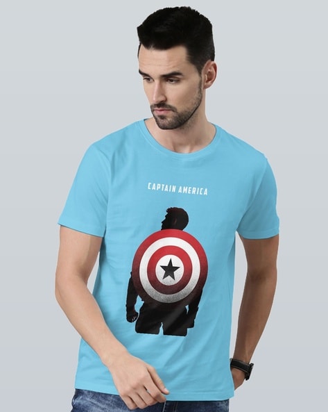 Mens captain cheap america shirt