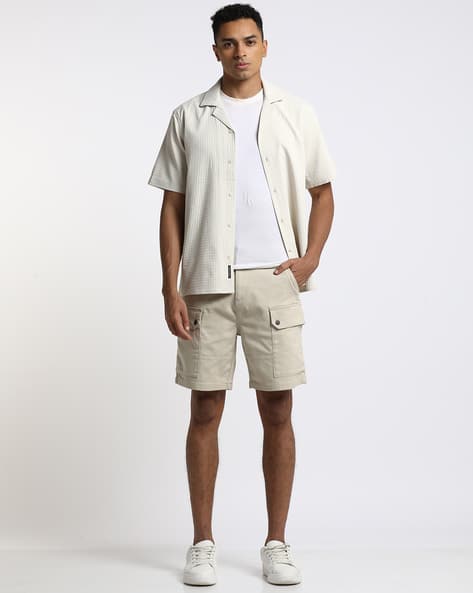Buy Stone Shorts 3/4ths for Men by Altheory by AZORTE Online