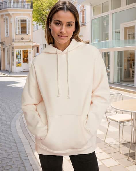 SAM Women Relaxed Fit Hoodie with Kangaroo Pockets