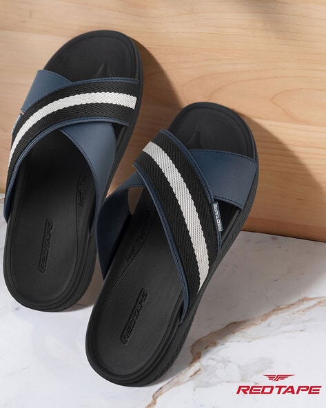 Buy Navy blue Flip Flop & Slippers for Men by RED TAPE Online