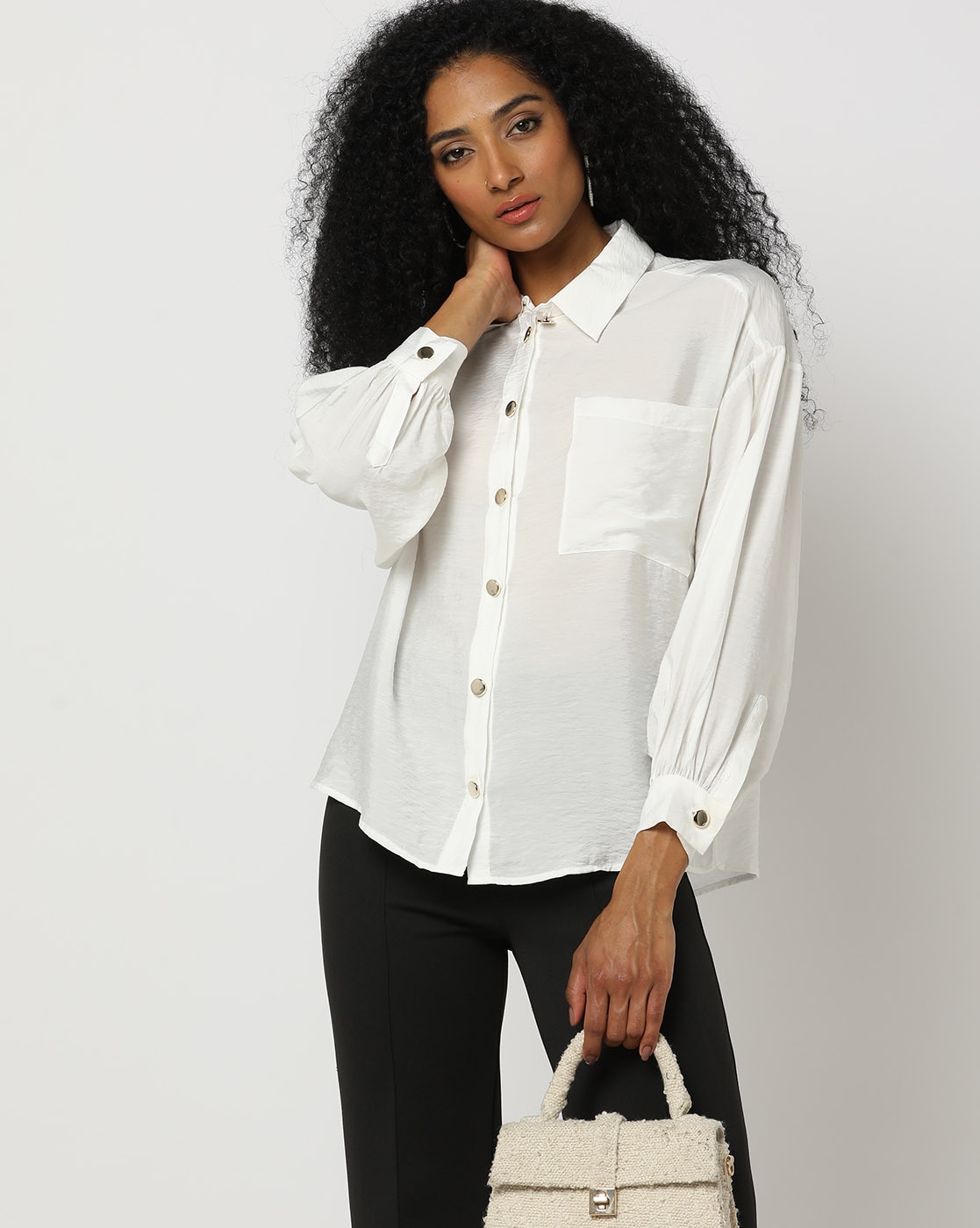 FIG Clothing Clear Blouses for Women