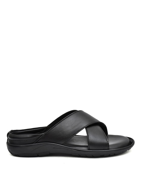 Criss Cross Strap Slip On Flip Flops