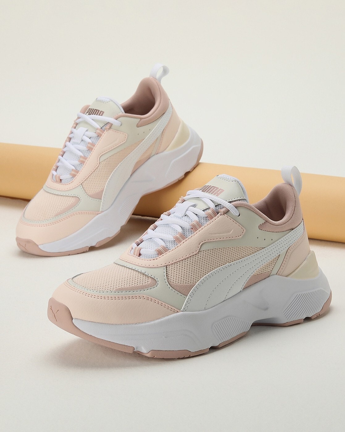 Puma pink sneakers on sale womens