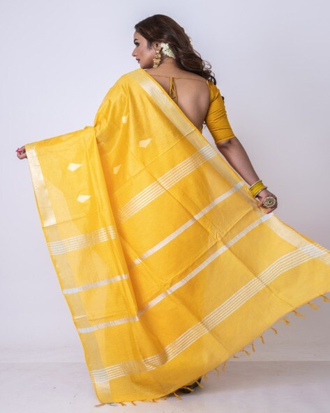 Evergreen Silver And Yellow Color Designer Silk Saree Collection –  TheDesignerSaree