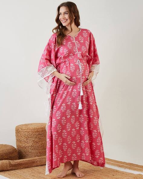 Buy Pink Nightshirts&Nighties for Women by The Kaftan Company Online