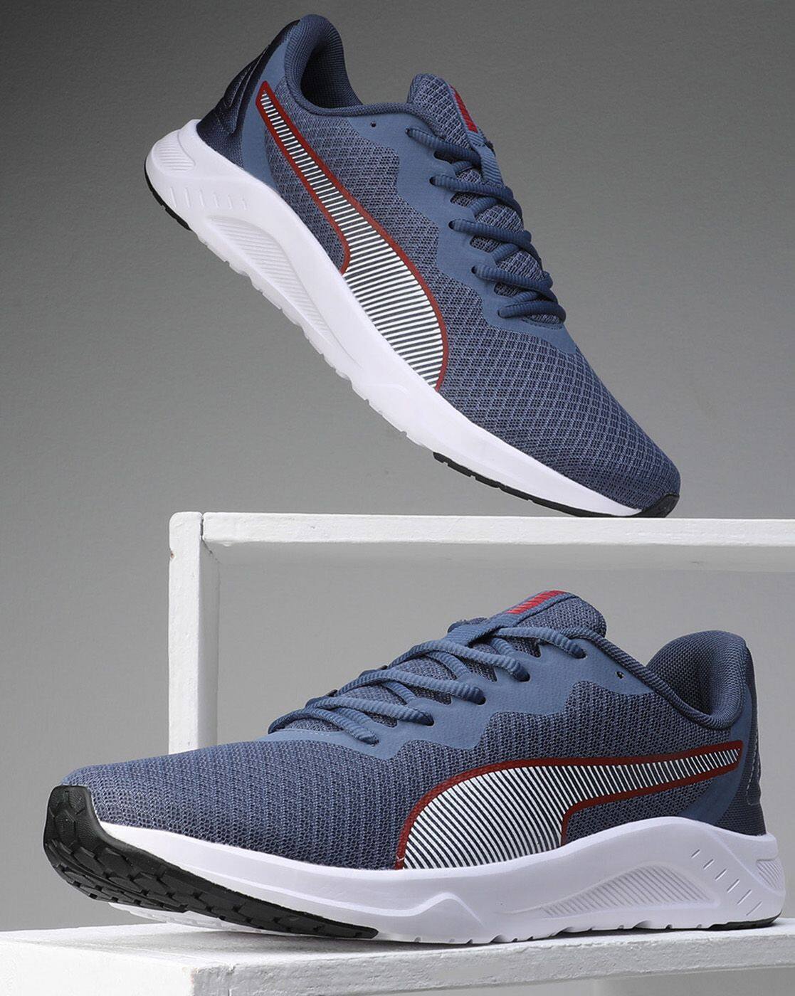 puma robust lace up running shoes