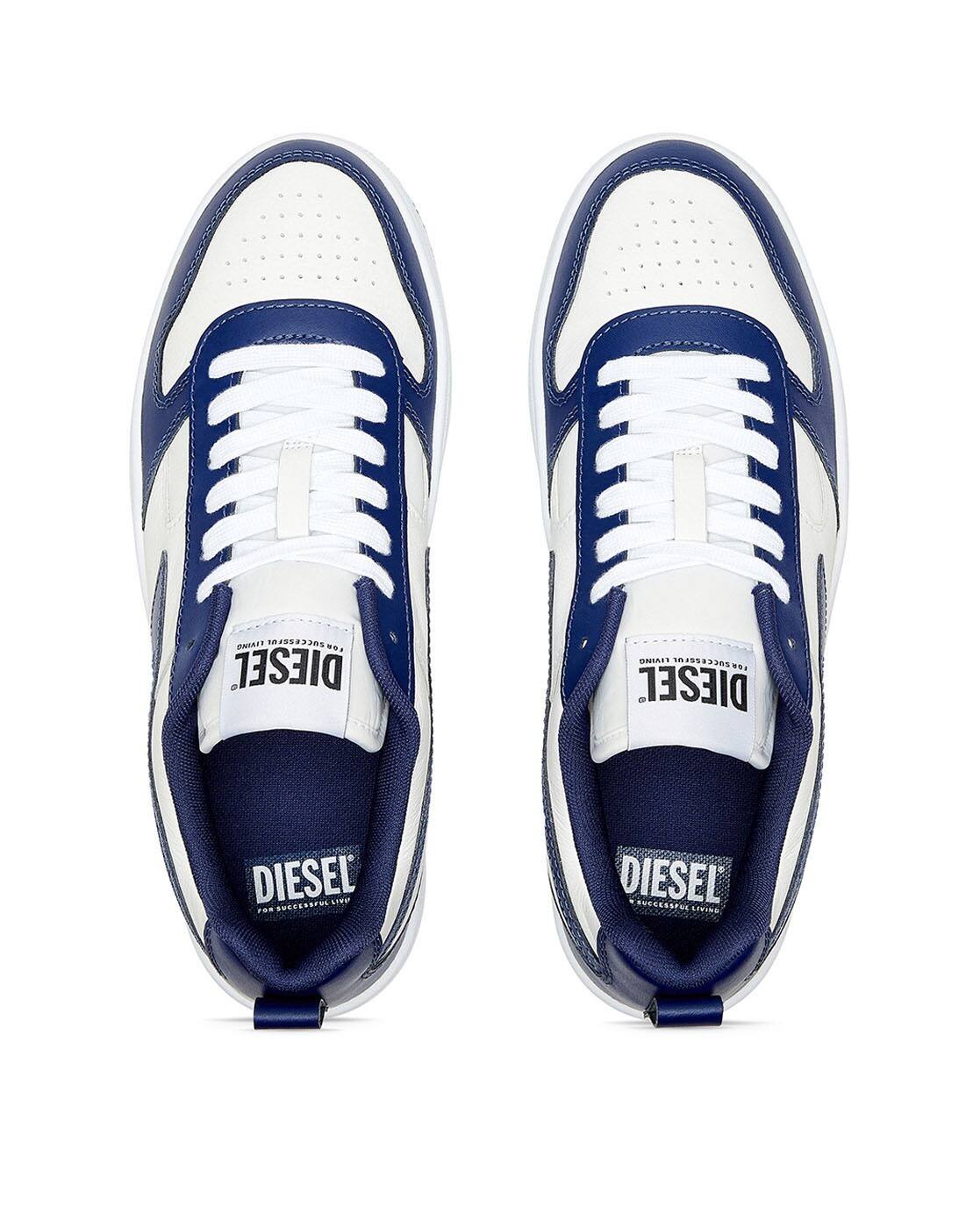 Buy DIESEL Ukiyo S- Ukiyo V2 Low-Top Lace-up Sneakers | Blue Color