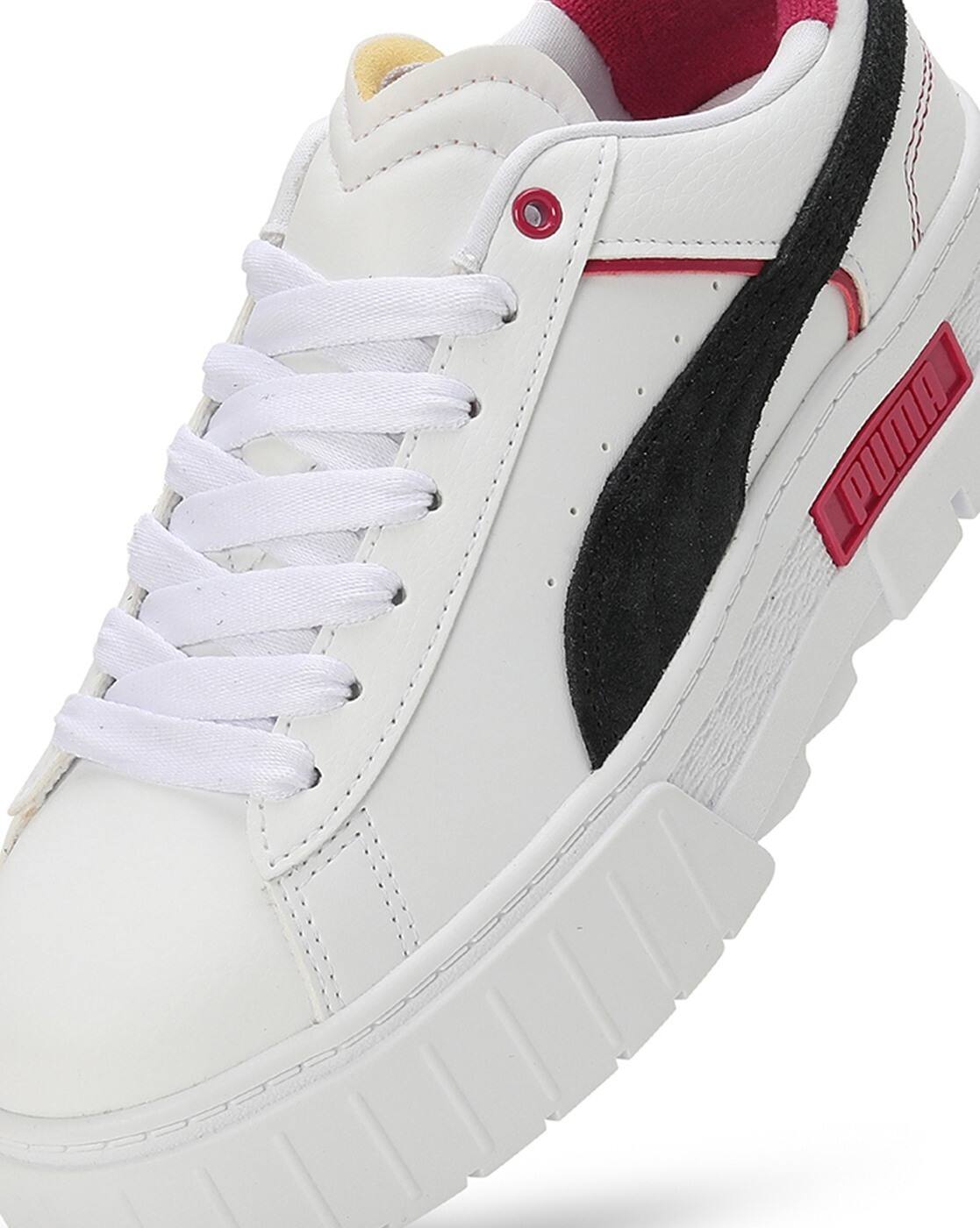 Buy Puma Mayze Queen of Hearts Sneakers White Color Women AJIO