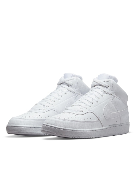 White nike sale mid tops