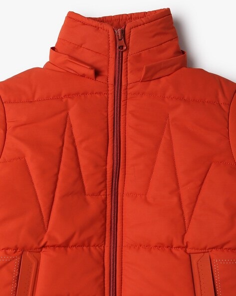 Rust on sale puffer vest