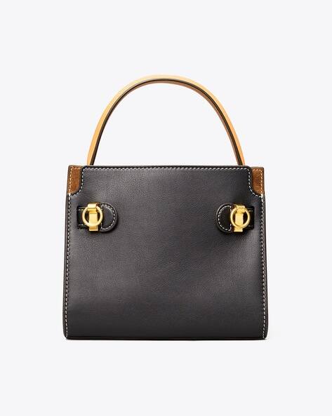 Buy Tory Burch Lee Radziwill Petite Double Bag | Black Color