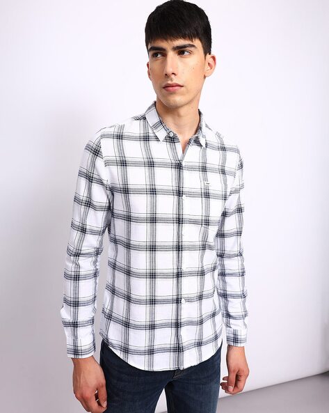 Lee Checked Slim Fit Shirt