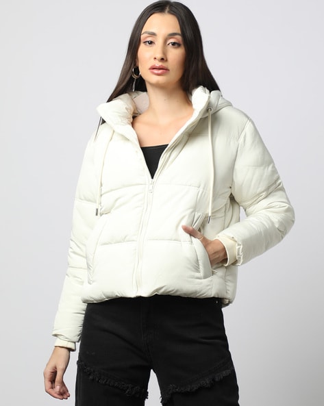 Mavi Women's Nola Jacket In Off White Well Blue