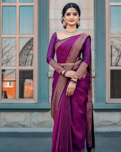 Shop the Stunning Purple Saree Collection Now