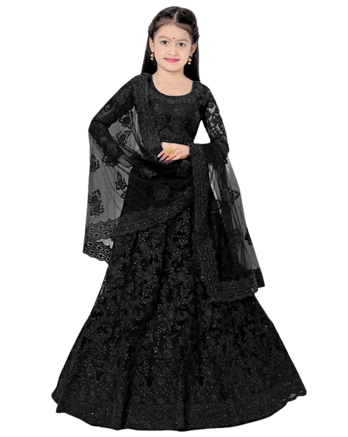 Ready to Wear Kids Black Girl Dress, Indian Kids Girl Dress, Lehenga Choli  for Kids Girls, Lehenga Choli, Indian Outfits, Indian Wear - Etsy