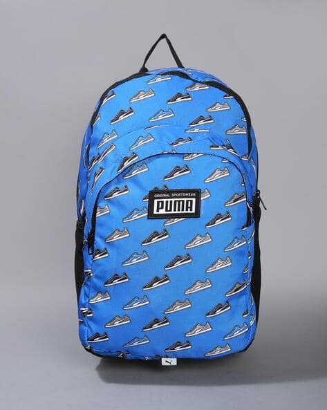 Puma Printed Backpack with Adjustable Shoulder Strap
