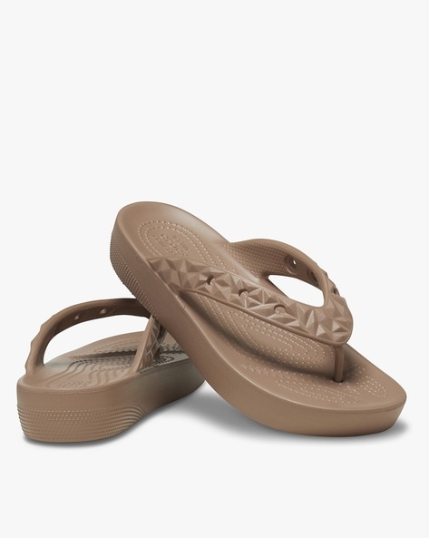 Crocs leather flip flop - Gem
