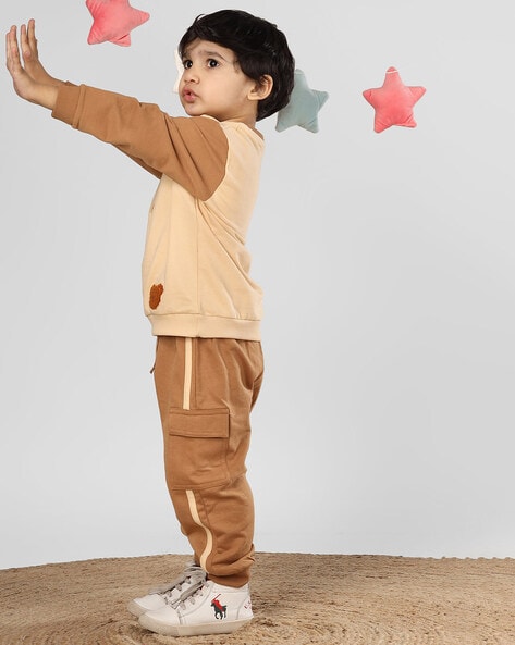 Boys best sale khaki tracksuit