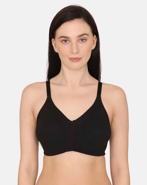 Rosaline Solid Non-Padded Bra