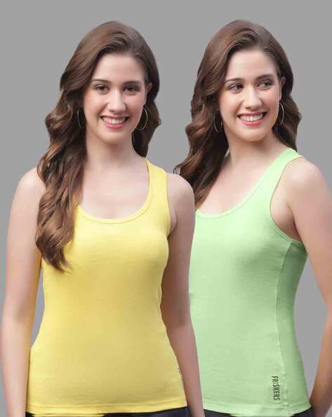 Buy Blue & Green Tops for Women by FRISKERS Online