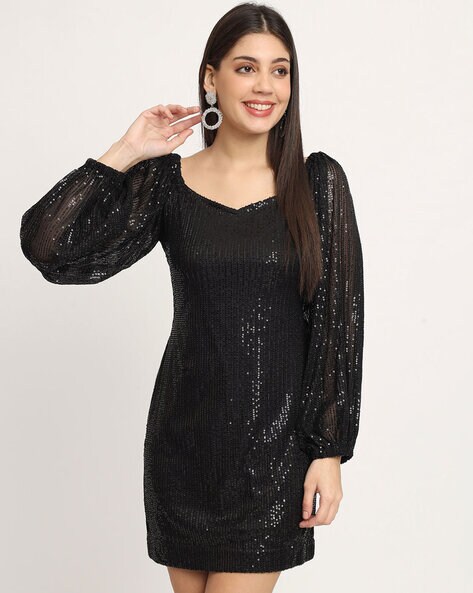 Women Embellished Bodycon Dress