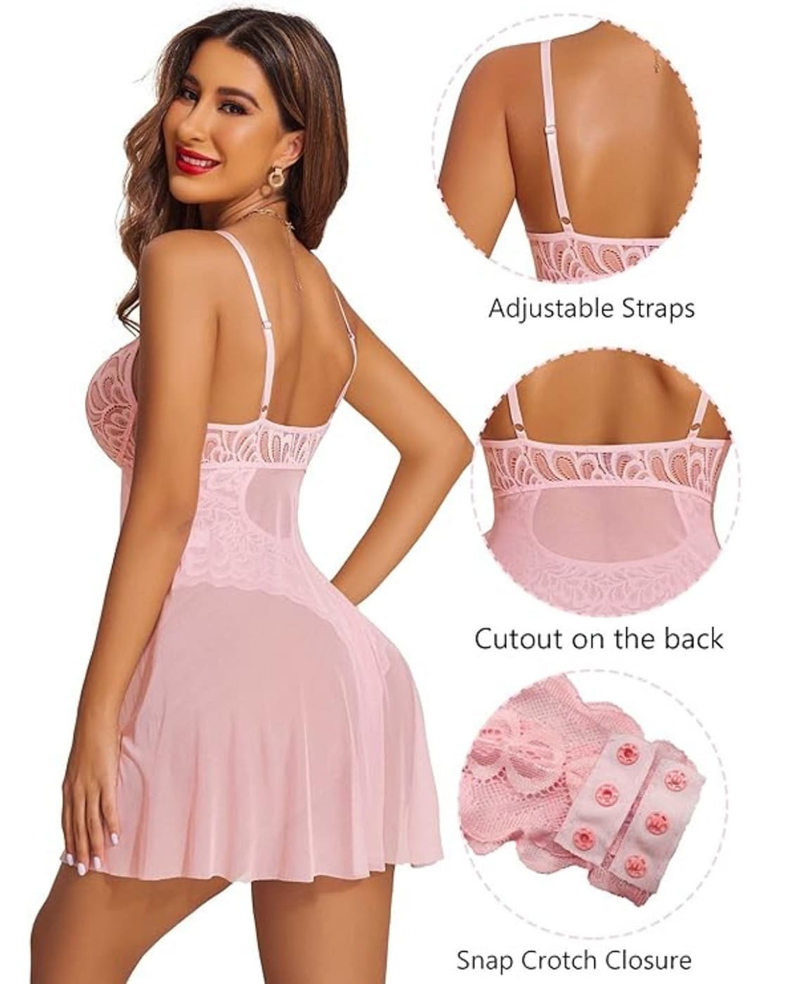 Buy Pink Lingerie Sets for Women by Velvi Figure Online