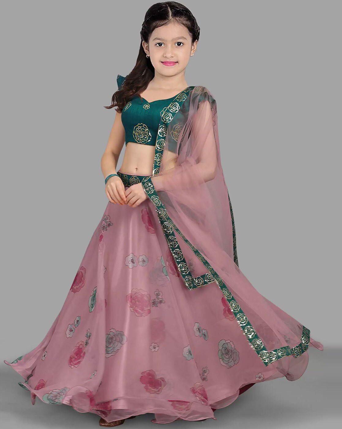 Bella Moda Girls Sleeveless Ready to Wear Lehenga & Blouse With Dupatta at  Rs 600/piece | Kids Lehenga in New Delhi | ID: 2852666024612