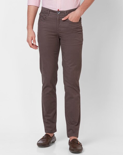 Slim Fit Mid-Rise Chinos