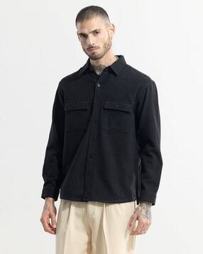 snitch Relaxed Fit Shirt with Flap Pockets-picture-34