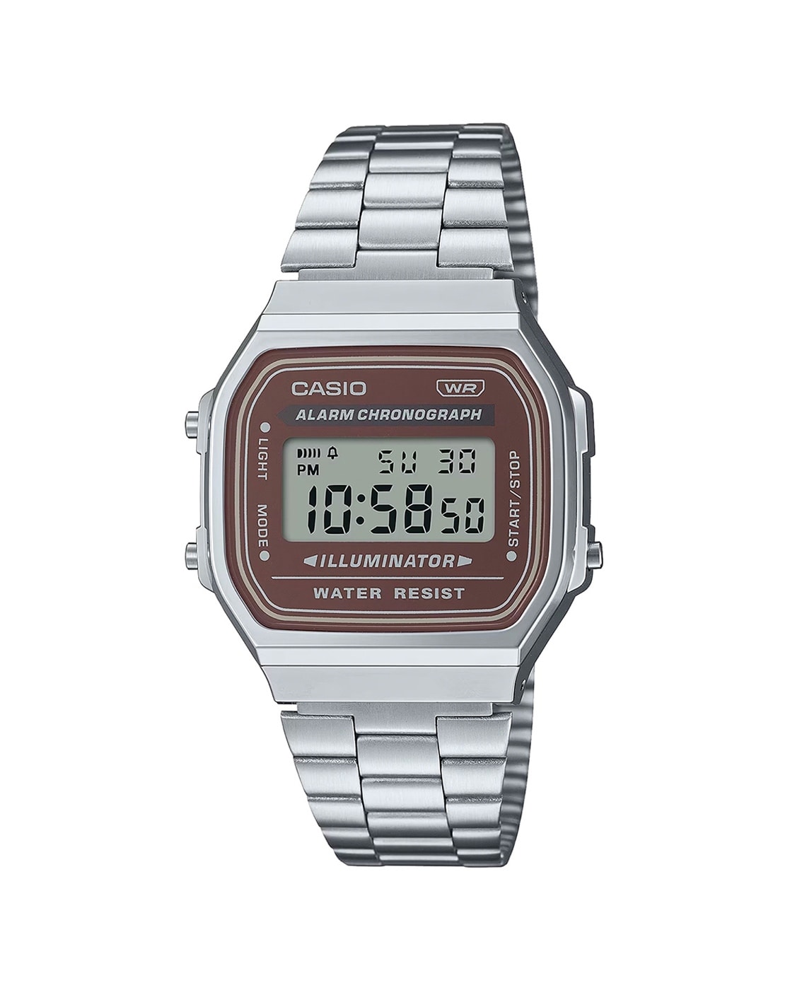 Unisex Water Resistant Digital Watch A168WA 5AYDF