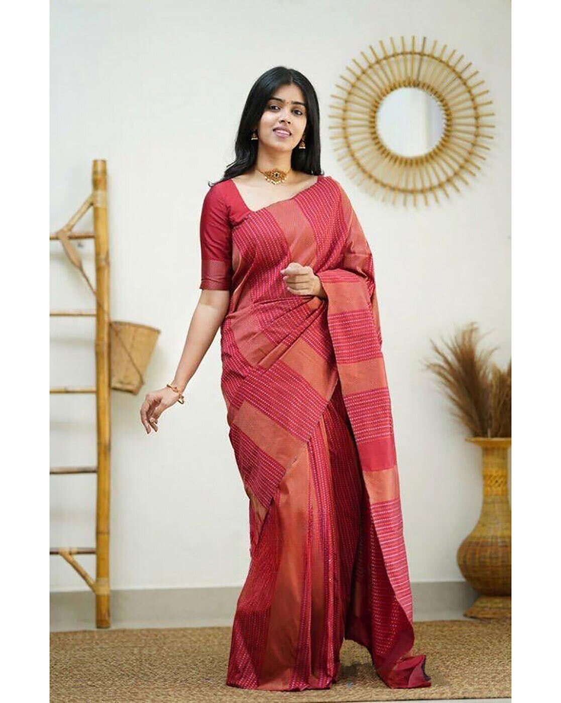 Buy Yellow Sarees for Women by Southsilk Online | Ajio.com