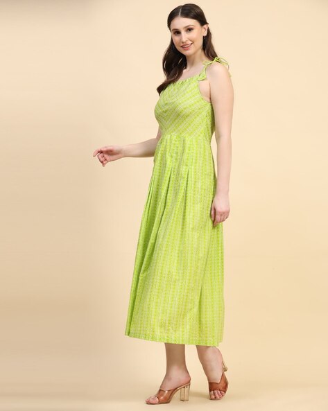 Buy Green Dresses for Women by HELLO DESIGN Online