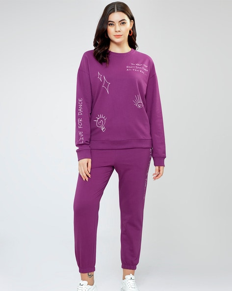 Buy Purple Night&LoungeWearSets for Women by ZEYO Online