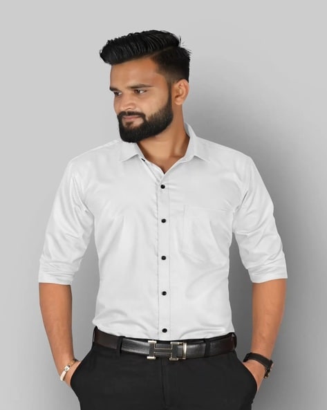 Buy Black Shirts for Men by VERTUSY Online