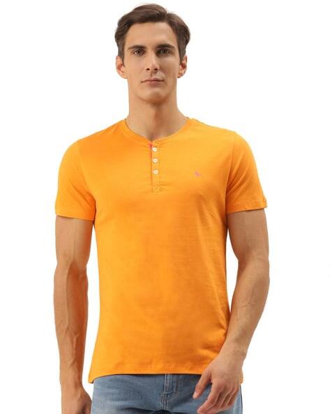 Amswan Round-Neck T-Shirt with Short Sleeves
