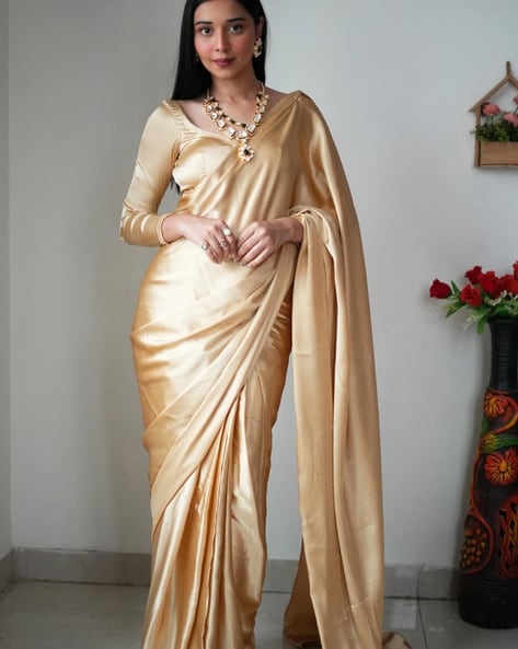 Buy Readymade Sarees/ Ready to Wear Sarees/ Prestitched Pleated Sarees  Online | KALKI Fashion