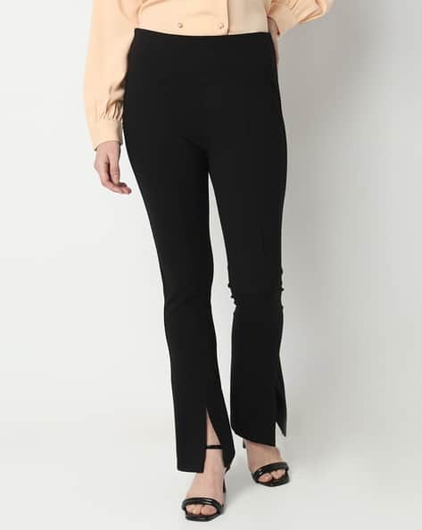 julius Flared Jet Pants 887PAM5 black TROUSERS – JULIUS TOKYO STORE