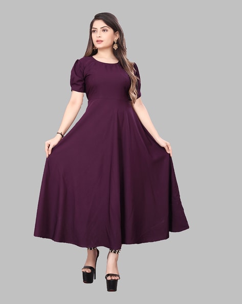 Purple hot sale gown online