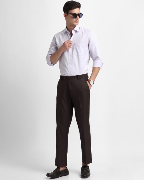 Buy Black Trousers & Pants for Men by DENNISLINGO PREMIUM ATTIRE Online