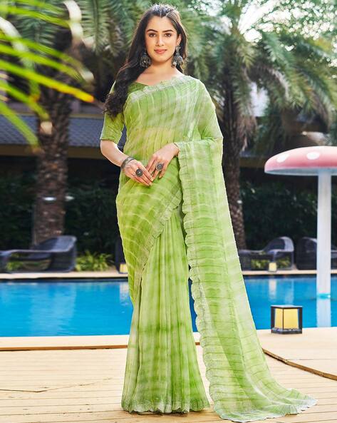 Buy Yellow Sarees for Women by Saree mall Online | Ajio.com